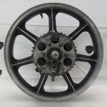 Kawasaki KZ 400 j REAR WHEEL & BRAKE DISC 80-83