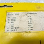 Yamaha RD 200/ DT 250-400/ SR 500/ XT 500- 550-600 . 77-85’