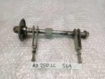 Yamaha RD 250 LC 4L1 Rear Wheel Axle - Riser