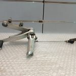 Honda CBR 400 RR NC29 Footpeg Bracket Left / Footrest / Throttle Cable