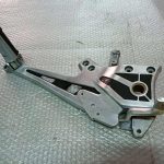 Kawasaki GPZ 900 R Footpeg Bracket Right/ Pedal / Valve / Footrest