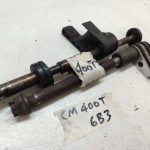 HONDA CM 400 T- SWINGARM AXLES FRONT/ REAR